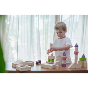 Natural Unit Blocks - 50 pieces-PlanToys-Modern Rascals