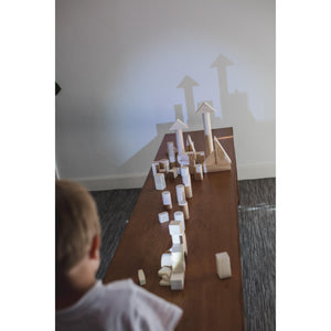 Natural Unit Blocks - 50 pieces-PlanToys-Modern Rascals