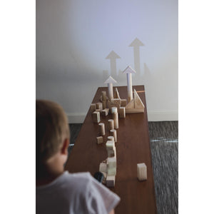 Natural Unit Blocks - 50 pieces-PlanToys-Modern Rascals