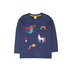 Navy Nepp/Imagine Nila Nepp Top - 2 Left Size 8-9 & 9-10 years-Frugi-Modern Rascals