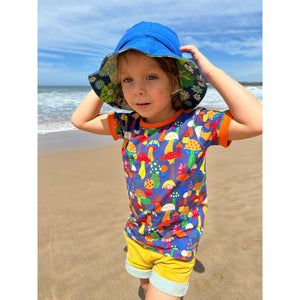 New Mushrooms Short Sleeve Shirt - 1 Left Size 2-3 years-Uddevalla Barn-Modern Rascals