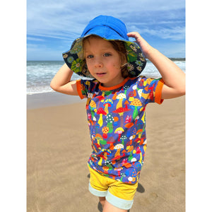 New Mushrooms Short Sleeve Shirt-Uddevalla Barn-Modern Rascals