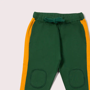 Olive Knee Patch Cozy Joggers-Little Green Radicals-Modern Rascals