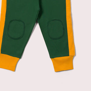 Olive Knee Patch Cozy Joggers-Little Green Radicals-Modern Rascals