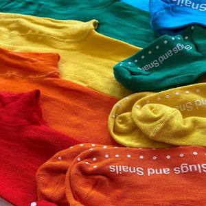 Orange Basics Tights-Slugs and Snails-Modern Rascals