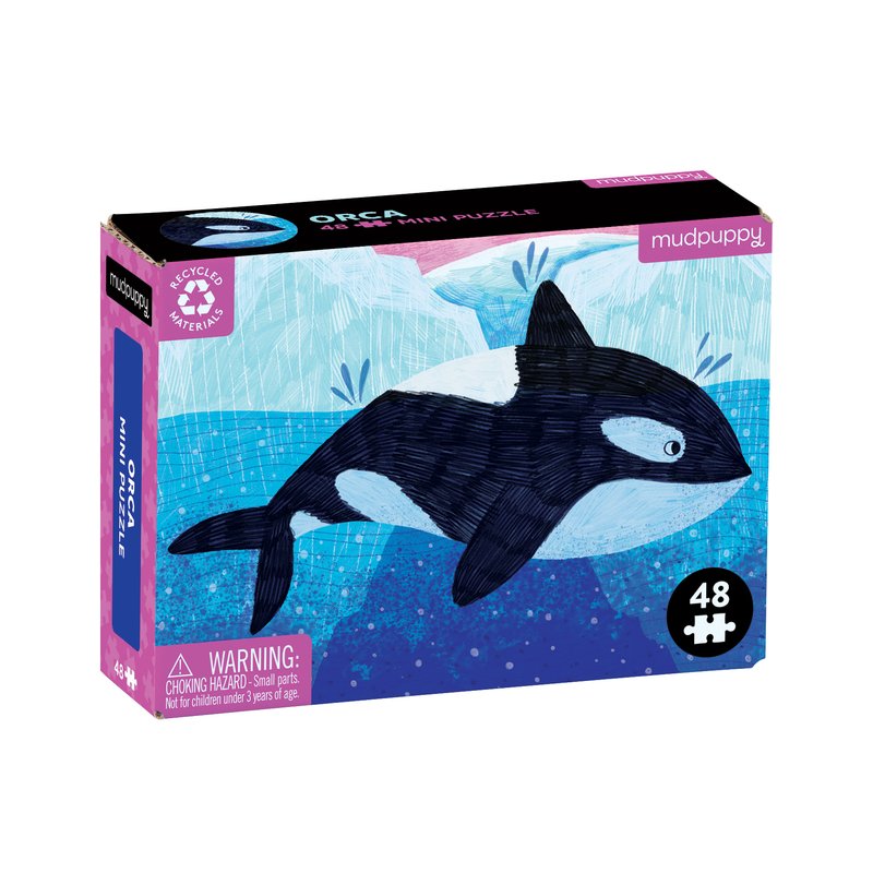 Orca Mini Puzzle - 48 pieces-Mudpuppy-Modern Rascals