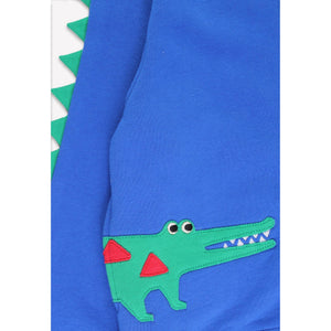 Organic Crocodile Applique Hoodie - 2 Left Size 4-5 & 6-7 years-Toby Tiger-Modern Rascals