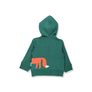 Organic Fox Applique Hoodie-Toby Tiger-Modern Rascals
