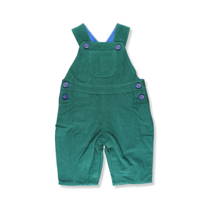 Organic Green Corduroy Dungarees-Toby Tiger-Modern Rascals