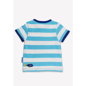 Organic Jellyfish Applique Short Sleeve Shirt - 2 Left Size 3-4 & 6-7 years-Toby Tiger-Modern Rascals