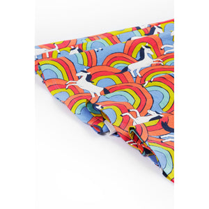 Over The Rainbow Spring Skater Dress - 2 Left Size 8-9 & 9-10 years-Frugi-Modern Rascals