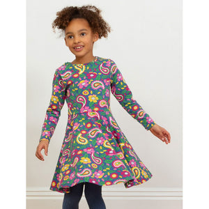 Paisley Pop Skater Dress - 2 Left Size 2-3 & 11-13 years-Kite-Modern Rascals