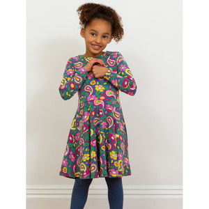 Paisley Pop Skater Dress - 2 Left Size 2-3 & 11-13 years-Kite-Modern Rascals