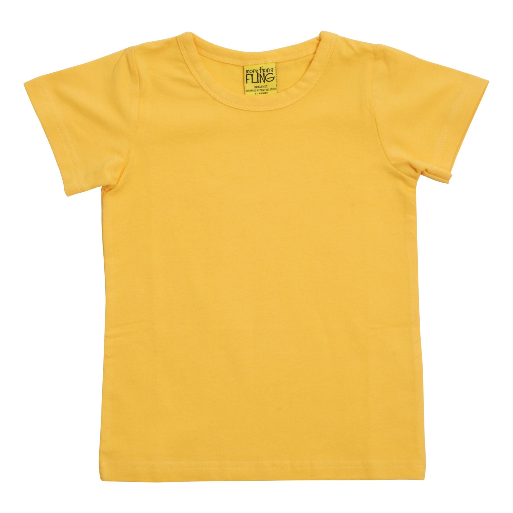 Pale Marigold Short Sleeve Shirt-More Than A Fling-Modern Rascals