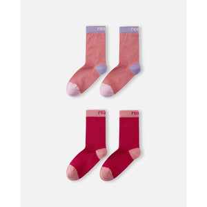 Parit Wool Blend Socks - 2 Pack - Rose Blush-Reima-Modern Rascals