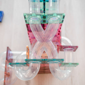 Pastel Ball Run Expansion Pack - 80 pieces-Connetix-Modern Rascals