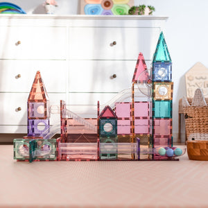 Pastel Ball Run Pack - 106 Pieces-Connetix-Modern Rascals