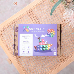 Pastel Starter Pack - 64 Pieces-Connetix-Modern Rascals