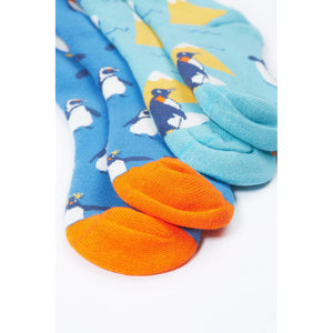 Penguin Boot Socks - 2 Pack-Frugi-Modern Rascals