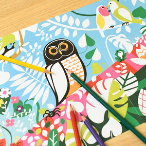 Poppik Colouring Poster - Tropical Forest-Poppik-Modern Rascals