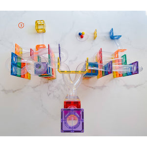 Rainbow Ball Run Pack - 92 Pieces-Connetix-Modern Rascals