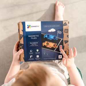 Rainbow Car Pack - 2 Pieces-Connetix-Modern Rascals