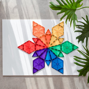 Rainbow Geometry Pack - 30 Pieces-Connetix-Modern Rascals