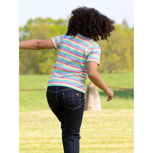 Rainbow Short Sleeve Shirt - 2 Left Size 3-4 years-Kite-Modern Rascals