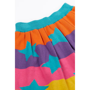 Rainbow Stars Rory Reversible Skirt - 1 Left Size 7-8 years-Frugi-Modern Rascals