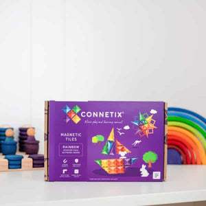 Rainbow Starter Pack - 60 pieces-Connetix-Modern Rascals