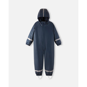 Rapakko Waterproof Rain Overall with Fleece Lining - Navy-Reima-Modern Rascals