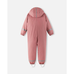 Rapakko Waterproof Rain Overall with Fleece Lining - Rose Blush-Reima-Modern Rascals