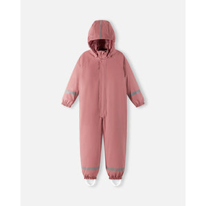 Rapakko Waterproof Rain Overall with Fleece Lining - Rose Blush-Reima-Modern Rascals