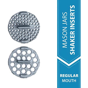 ReCAP Mason Jar Shaker Inserts - Silver (Flip Cap Add On)-ReCAP-Modern Rascals