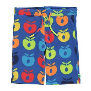 Retro Apples Swim Shorts - Blue Lolite - 1 Left Size 2-3 years-Smafolk-Modern Rascals