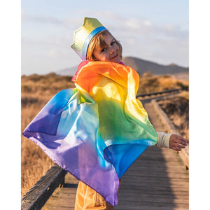Sarah's Silks Cape - Rainbow-Sarah's Silks-Modern Rascals