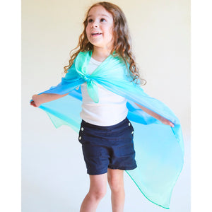 Sarah's Silks Classic Enchanted Playsilk - Sea-Sarah's Silks-Modern Rascals