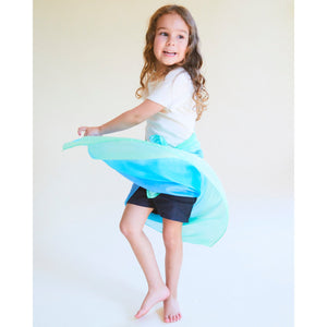 Sarah's Silks Classic Enchanted Playsilk - Sea-Sarah's Silks-Modern Rascals