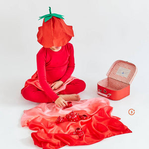 Sarah's Silks Classic Playsilk - Strawberry-Sarah's Silks-Modern Rascals