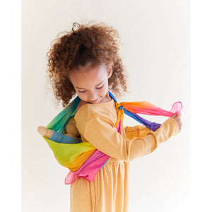Sarah's Silks Enchanted Playsilk - Rainbow-Sarah's Silks-Modern Rascals