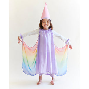 Sarah's Silks Fairy Dress - Lavender and Rainbow-Sarah's Silks-Modern Rascals