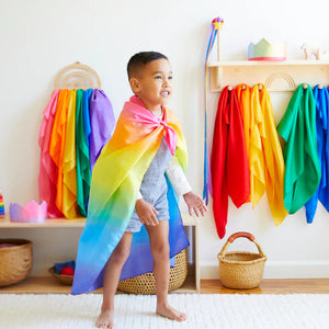 Sarah's Silks HEAVY Rainbow Playsilk-Sarah's Silks-Modern Rascals