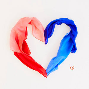 Sarah's Silks Mini Playsilk - Strawberry-Sarah's Silks-Modern Rascals