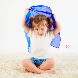 Sarah's Silks Mini Playsilk - Blueberry-Sarah's Silks-Modern Rascals