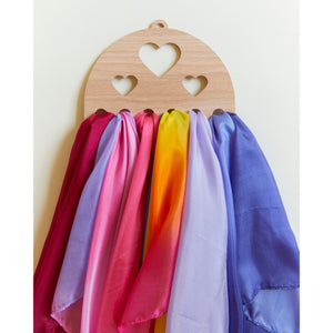 Sarah's Silks Playsilk Display - Heart-Sarah's Silks-Modern Rascals
