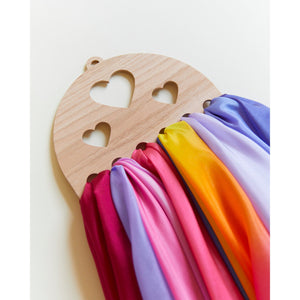 Sarah's Silks Playsilk Display - Heart-Sarah's Silks-Modern Rascals