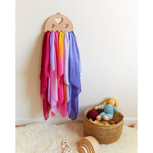 Sarah's Silks Playsilk Display - Heart-Sarah's Silks-Modern Rascals