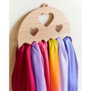 Sarah's Silks Playsilk Display - Heart-Sarah's Silks-Modern Rascals