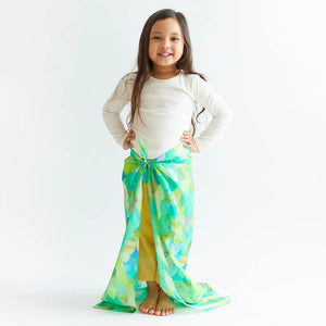 Sarah's Silks Playsilk - Green Dinosaur-Sarah's Silks-Modern Rascals