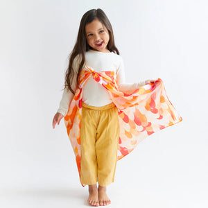 Sarah's Silks Playsilk - Red Dinosaur-Sarah's Silks-Modern Rascals